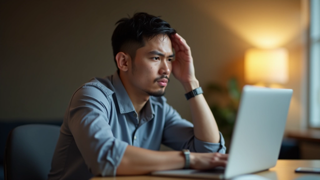 Person frustrated looking at complicated spreadsheet with too many columns and data points